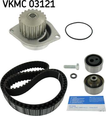 SKF VKMC 03121 - Водна помпа+ к-кт ангренажен ремък vvparts.bg