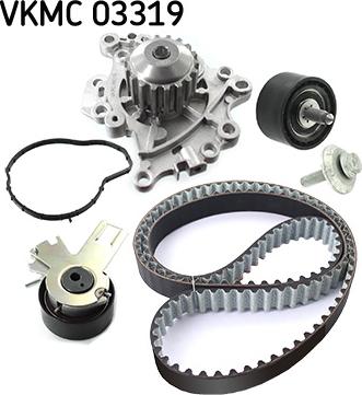 SKF VKMC 03319 - Водна помпа+ к-кт ангренажен ремък vvparts.bg