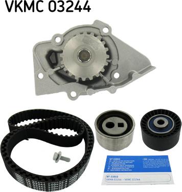 SKF VKMC 03244 - Водна помпа+ к-кт ангренажен ремък vvparts.bg