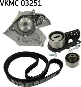 SKF VKMC 03251 - Водна помпа+ к-кт ангренажен ремък vvparts.bg