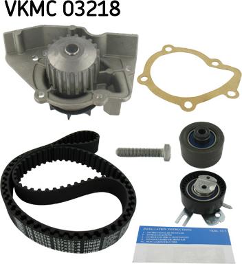 SKF VKMC 03218 - Водна помпа+ к-кт ангренажен ремък vvparts.bg