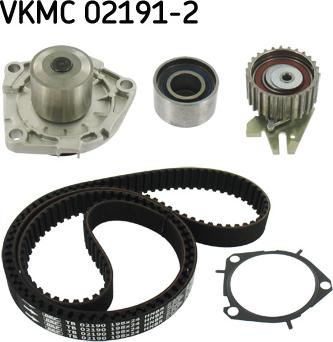 SKF VKMC 02191-2 - Водна помпа+ к-кт ангренажен ремък vvparts.bg