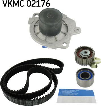 SKF VKMC 02176 - Водна помпа+ к-кт ангренажен ремък vvparts.bg