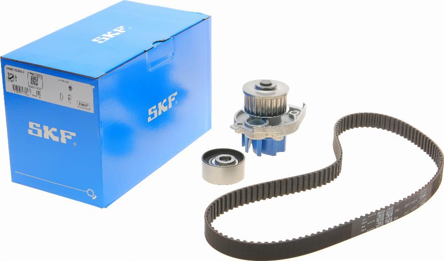 SKF VKMC 02206-2 - Водна помпа+ к-кт ангренажен ремък vvparts.bg