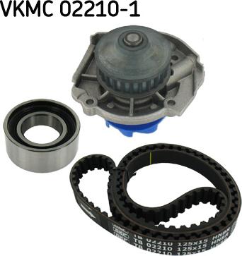 SKF VKMC 02210-1 - Водна помпа+ к-кт ангренажен ремък vvparts.bg