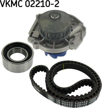SKF VKMC 02210-2 - Водна помпа+ к-кт ангренажен ремък vvparts.bg