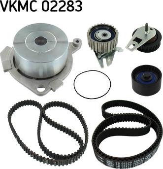 SKF VKMC 02283 - Водна помпа+ к-кт ангренажен ремък vvparts.bg