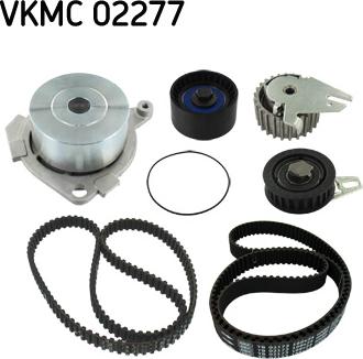 SKF VKMC 02277 - Водна помпа+ к-кт ангренажен ремък vvparts.bg