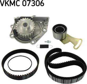SKF VKMC 07306 - Водна помпа+ к-кт ангренажен ремък vvparts.bg