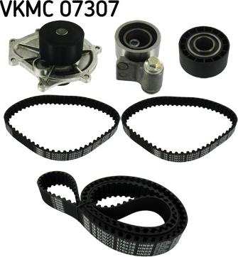 SKF VKMC 07307 - Водна помпа+ к-кт ангренажен ремък vvparts.bg