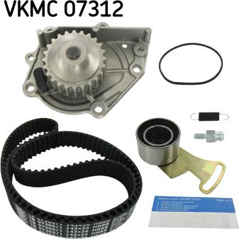 SKF VKMC 07312 - Водна помпа+ к-кт ангренажен ремък vvparts.bg