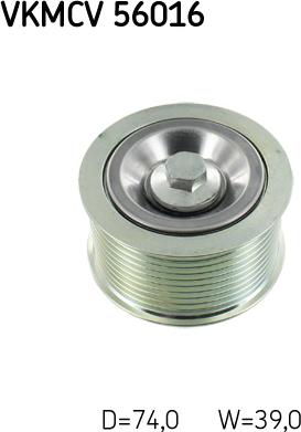 SKF VKMCV 56016 - Паразитна / водеща ролка, пистов ремък vvparts.bg