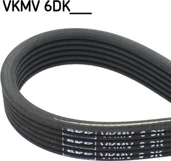 SKF VKMV 6DK1195 - Пистов ремък vvparts.bg