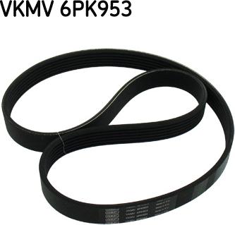 SKF VKMV 6PK953 - Пистов ремък vvparts.bg