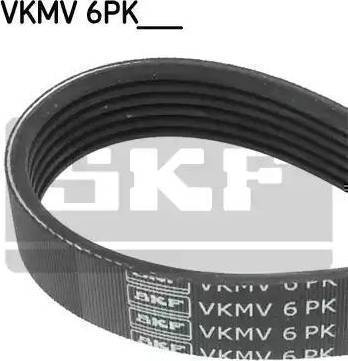 SKF VKMV 6PK1648 - Пистов ремък vvparts.bg