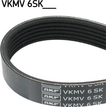 SKF VKMV 6SK1090 - Пистов ремък vvparts.bg