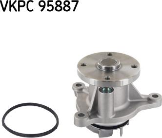 SKF VKPC 95887 - Водна помпа vvparts.bg