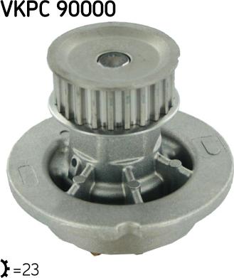 SKF VKPC 90000 - Водна помпа vvparts.bg