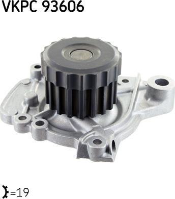 SKF VKPC 93606 - Водна помпа vvparts.bg