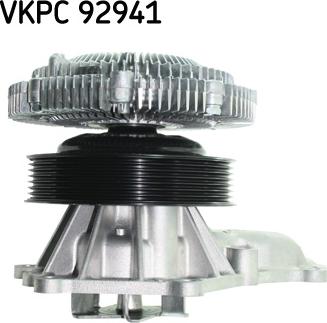 SKF VKPC 92941 - Водна помпа vvparts.bg