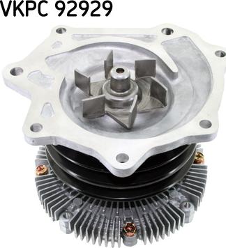 SKF VKPC 92929 - Водна помпа vvparts.bg