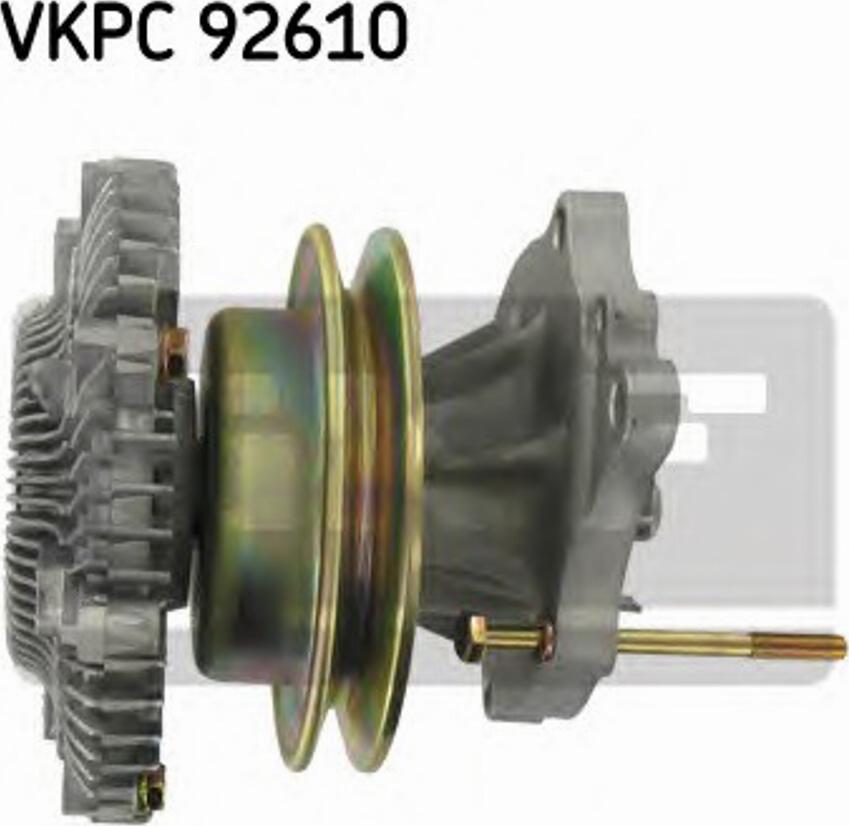 SKF VKPC 92610 - Водна помпа vvparts.bg