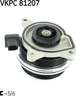 SKF VKPC 81207 - Водна помпа vvparts.bg