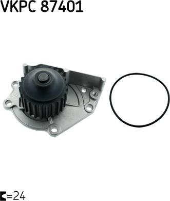 SKF VKPC 87401 - Водна помпа vvparts.bg