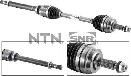 SNR DK55.090 - Полуоска vvparts.bg