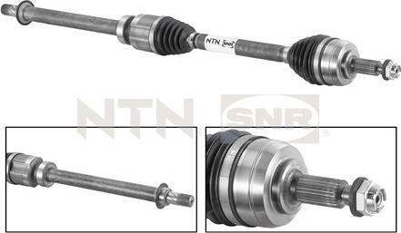 SNR DK55.069 - Полуоска vvparts.bg