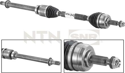 SNR DK55.067 - Полуоска vvparts.bg