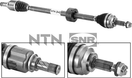 SNR DK55.005 - Полуоска vvparts.bg