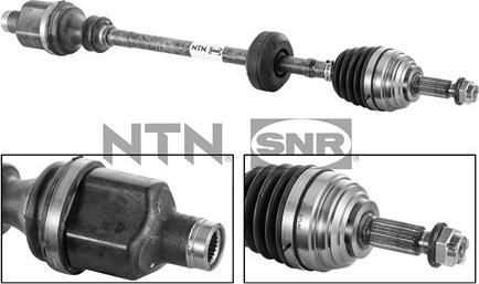 SNR DK55.008 - Полуоска vvparts.bg