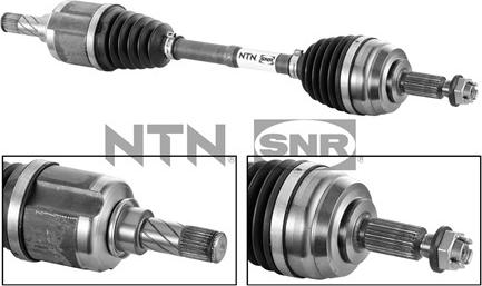 SNR DK55.014 - Полуоска vvparts.bg