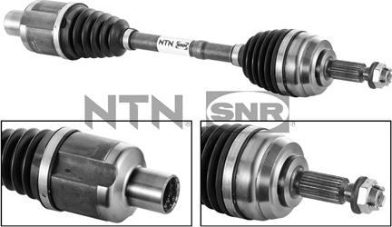 SNR DK55.015 - Полуоска vvparts.bg