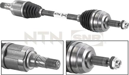 SNR DK55.011 - Полуоска vvparts.bg