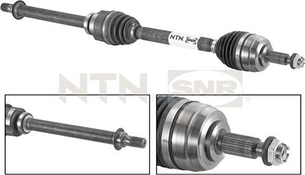 SNR DK55.018 - Полуоска vvparts.bg