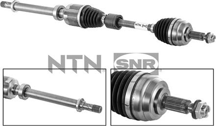 SNR DK55.017 - Полуоска vvparts.bg