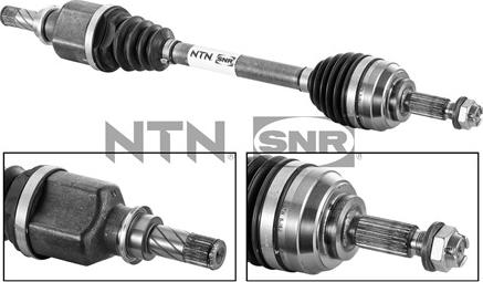 SNR DK55.080 - Полуоска vvparts.bg