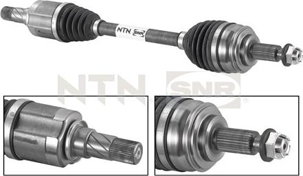 SNR DK55.035 - Полуоска vvparts.bg