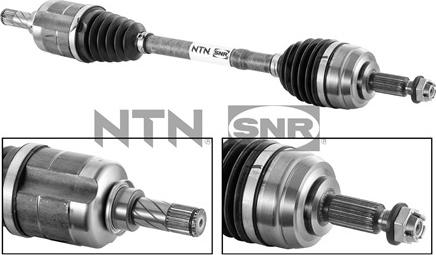 SNR DK55.037 - Полуоска vvparts.bg