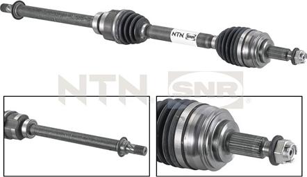 SNR DK55.021 - Полуоска vvparts.bg