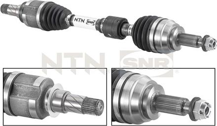 SNR DK55.070 - Полуоска vvparts.bg