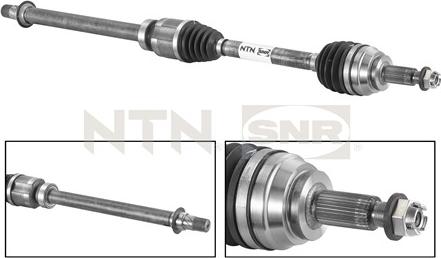 SNR DK55.071 - Полуоска vvparts.bg