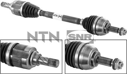 SNR DK55.151 - Полуоска vvparts.bg