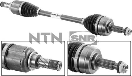 SNR DK55.102 - Полуоска vvparts.bg