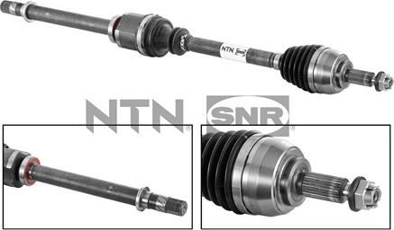 SNR DK55.138 - Полуоска vvparts.bg