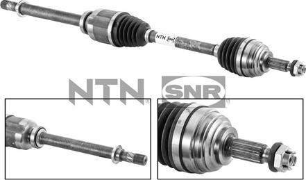 SNR DK55.124 - Полуоска vvparts.bg