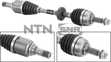 SNR DK55.172 - Полуоска vvparts.bg