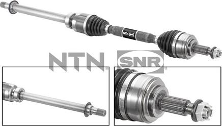 SNR DK55.204 - Полуоска vvparts.bg